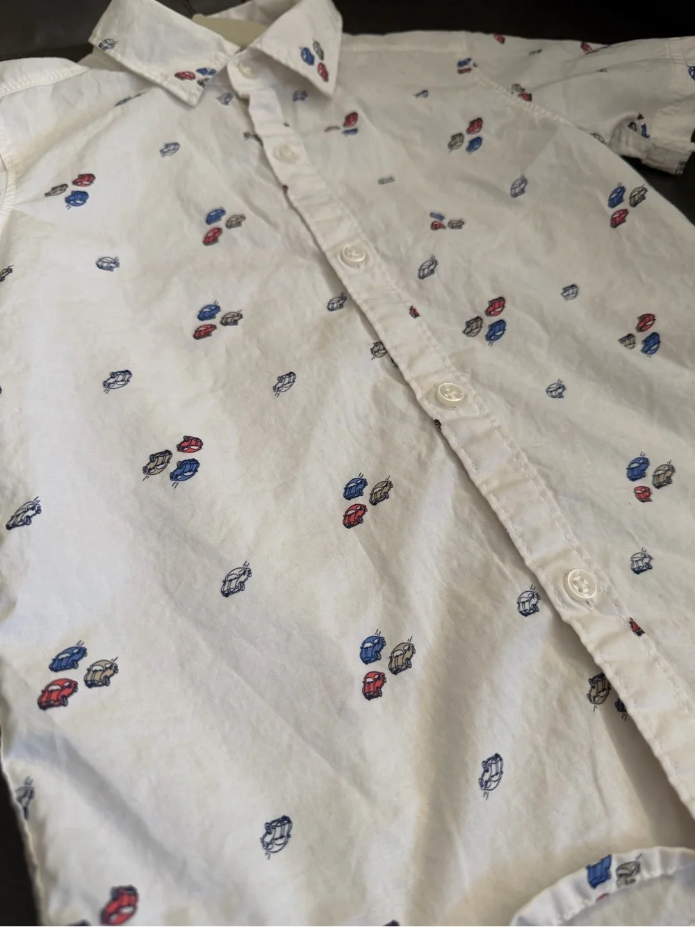 Carter’s Boys 4T Short Sleeve Button-Down Shirt